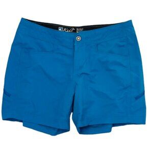 Kuhl Women's Nylon Hybrid Hiking Mid Rise Shorts Quick Dry Outdoor 8